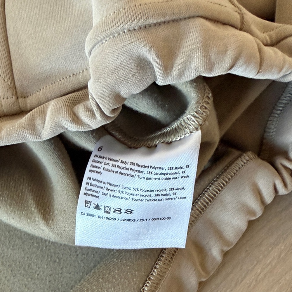 Lululemon Athletica Taupe Quarter-Zip Pullover - Picture 3 of 4